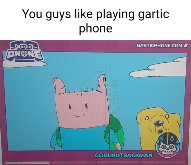 I was playing some Gartic Phone yesterday, when this man managed