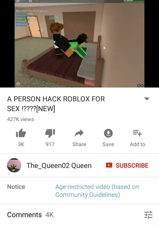 how to do sex hack roblox