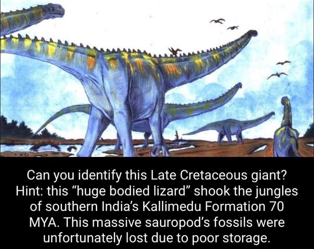 Can you identify this Late Cretaceous giant? Hint: this 