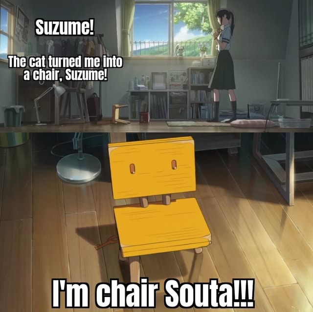 Oh so it's a computer chair! – Funny Anime Pics
