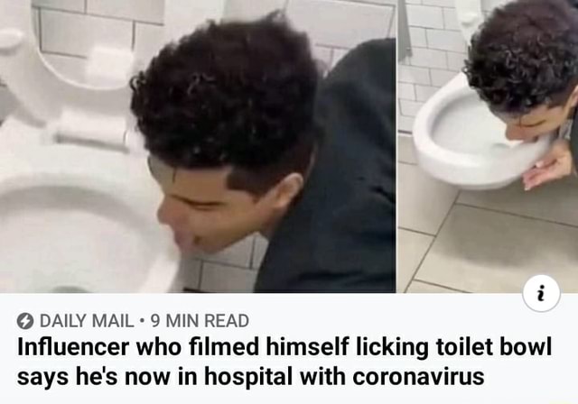 O Daily Mail 9 Min Read Influencer Who Filmed Himself Licking Toilet