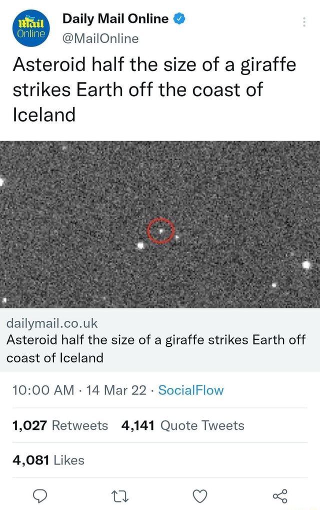 Finally, an asteroid measuring system that Imgur can relate to