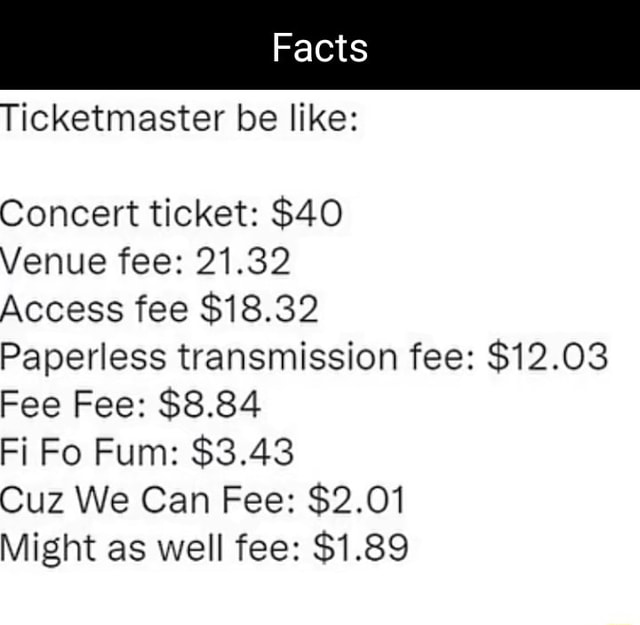 Why Are Ticketmaster Fees So High