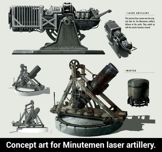 Concept Art For Minutemen Laser Artillery. - Concept Art For Minutemen 