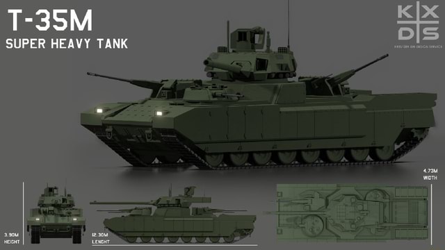 T-35M SUPER HEAVY TANK - iFunny