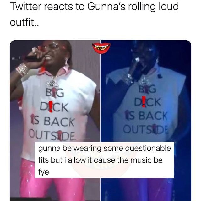 No Jumper on X: What y'all think of #Gunna's Rolling Loud drip!?👀   / X