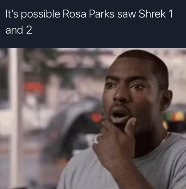 rosa parks shrek movie