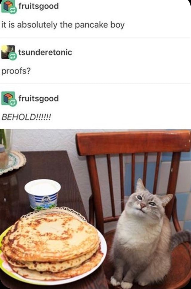 It is absolutely the pancake boy esunderatonic BERIOL iFunny
