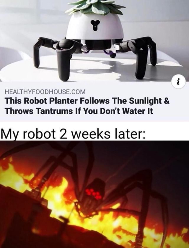 robot planter spider