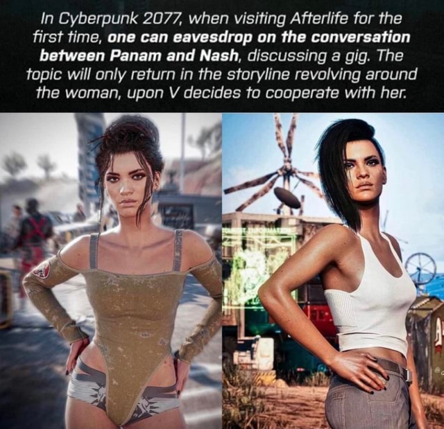 In Cyberpunk 2077 When Visiting Afterlife For The First Time One Can 
