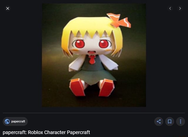 Na Papercraft Roblox Character Papercraft - roblox hot npcs girls