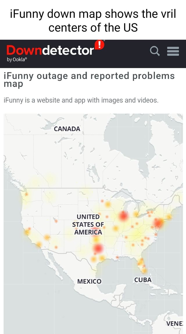 Funny Down Map Shows The Vril Centers Of The US Detector Q= By IFunny ...