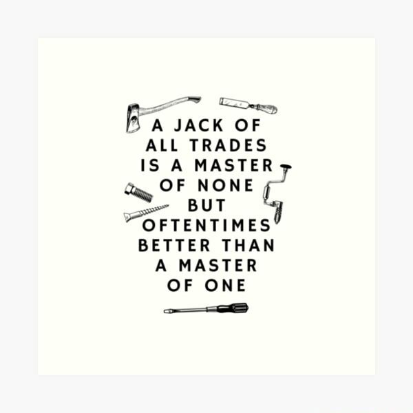 All none of of trades master full quote jack Jack Of