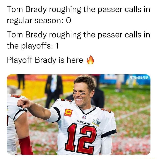 Tom Brady Roughing The Passer Calls In Regular Season: Tom Brady ...