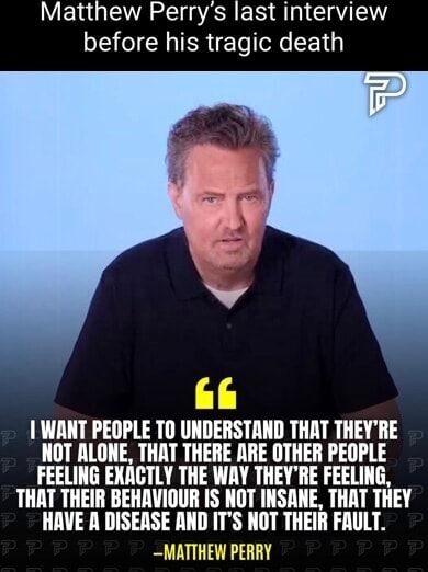 Matthew Perry's Last Interview Before His Tragic Death IP I 66 I WANT ...