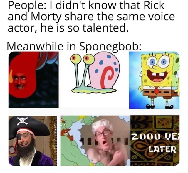 Who Does Tom Kenny Play In Rick And Morty