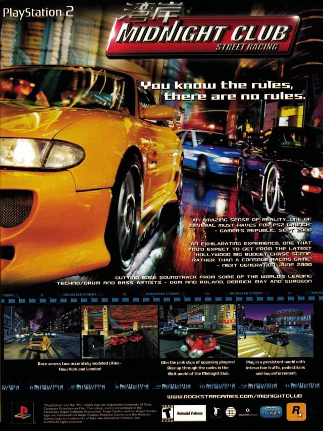 Alternate Advert Flyer PlayStation WOIMIGHT CLUE STRLFT RACING The 