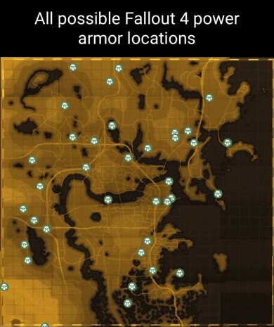 I made a map of power armor locations. Let me know if I missed anything :  r/NewVegasMemes