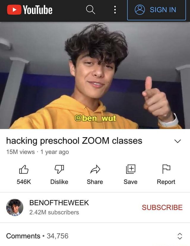 YouTube sicnin hacking preschool ZOOM classes views 1 year ago 546K