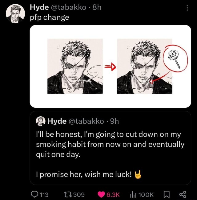 Rule - Rule Hyde @tabakko pfp change Hyde @tabakko I'll be honest, I'm ...