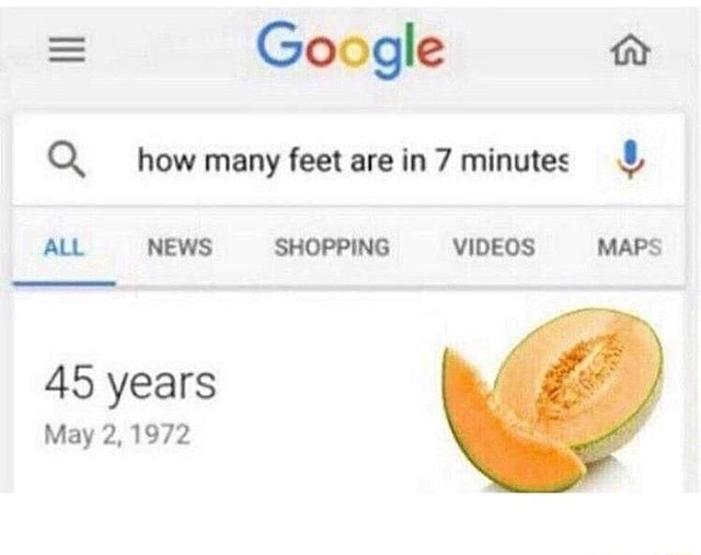 Q How Many Feet Are In 7 Minutes IFunny q-how-many-feet-are-in-7-minutes-ifunny