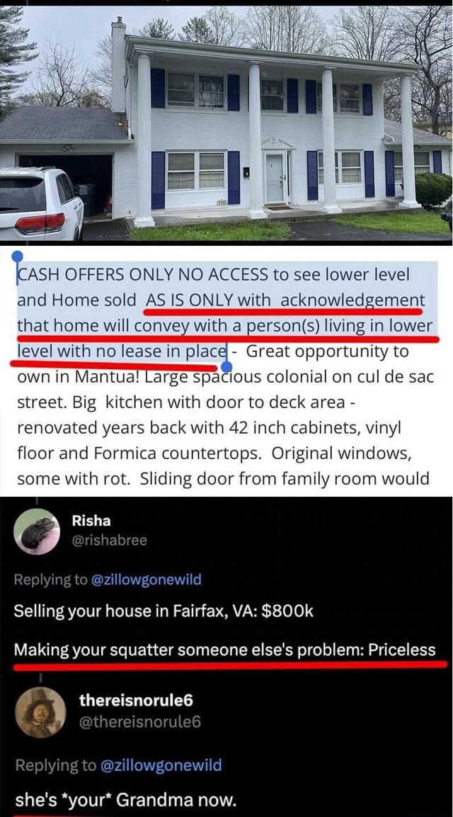 OFFERS ONLY NO ACCESS to see lower level and Home sold AS IS ONLY with