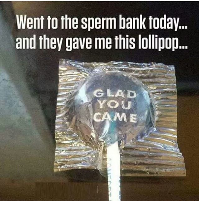 Sperm Lollipop