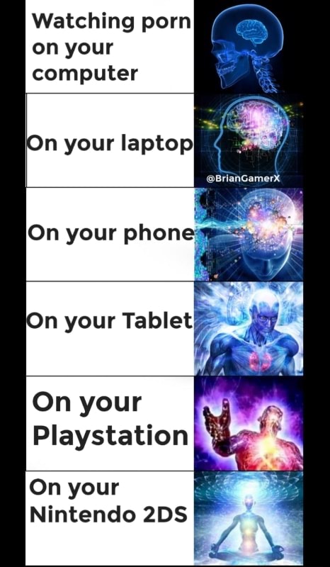 Watching Porn On Your Computer Playstation On Your Nintendo 2ds Ifunny