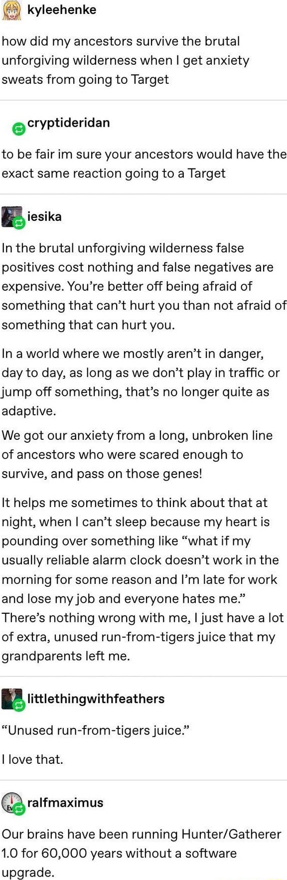 Kyleehenke how did my ancestors survive the brutal unforgiving ...