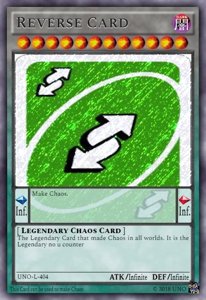 DegenScore 👾 on X: Legendary uno-reverse card where the rugged