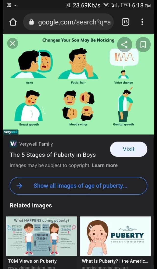 Qa. Changes Your Son May Be Noticing Facial hair Breast growth Mood