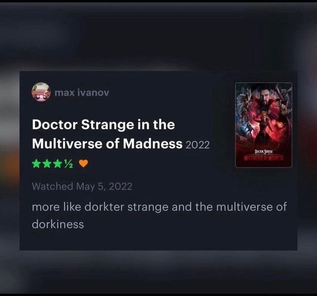 2 max ivanov Doctor Strange in the Multiverse of Madness 2022 Watched ...