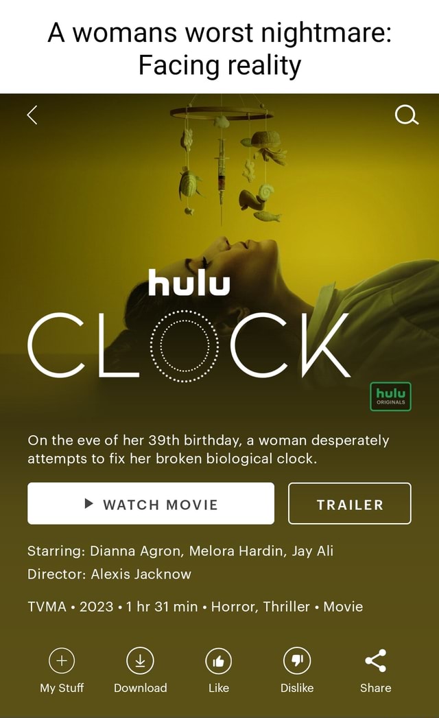 A womans worst nightmare Facing reality On the eve of her 39th