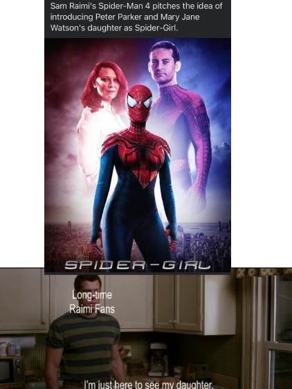 'Sam Raimi's Spider-Man 4 pitches the idea of introducing Peter Parker ...