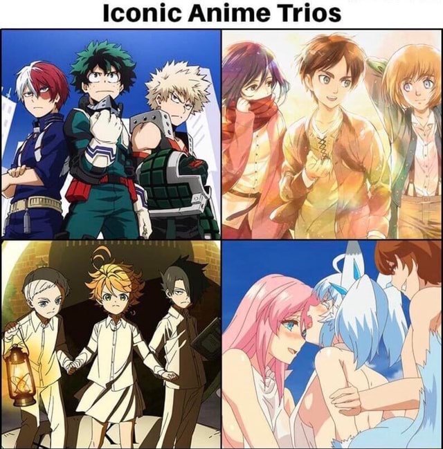Featured image of post Iconic Anime Trios