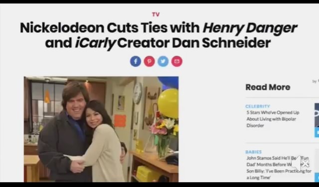 Nickelodeon Cuts Ties With Henry Danger And Icarly Creator Dan Schneider Read More Ifunny 