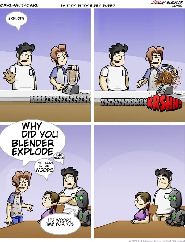 EXPLODE WHY DID you BLENDER EXPLODE iFunny