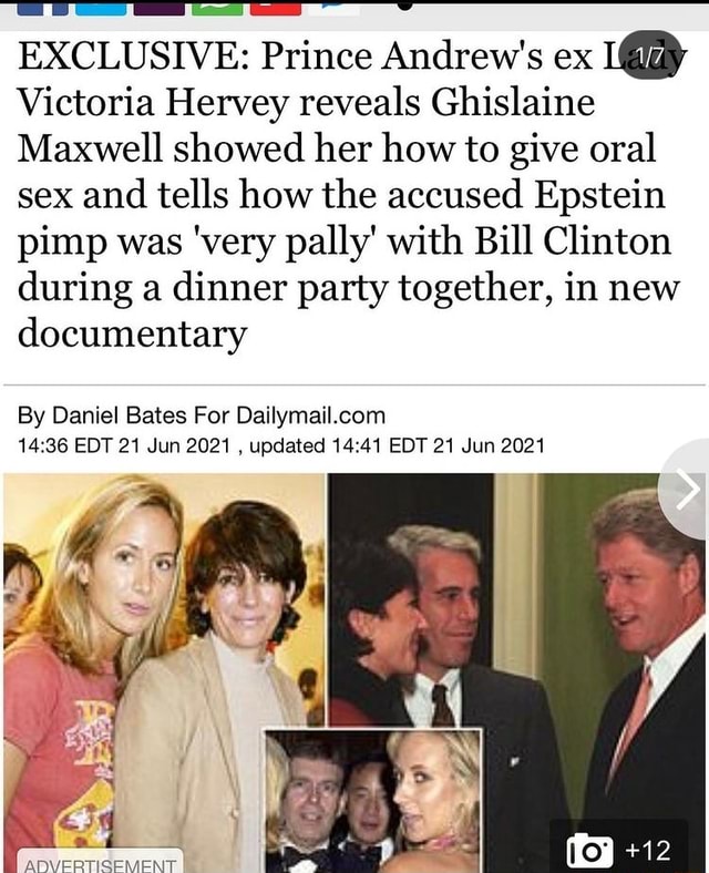 EXCLUSIVE Prince Andrew s Ex Victoria Hervey Reveals Ghislaine Maxwell 