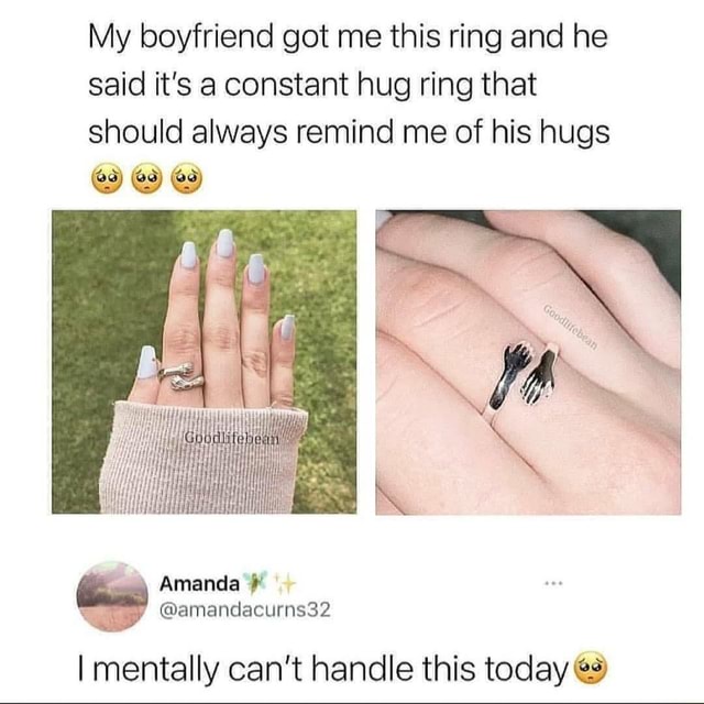 Constant on sale hug ring