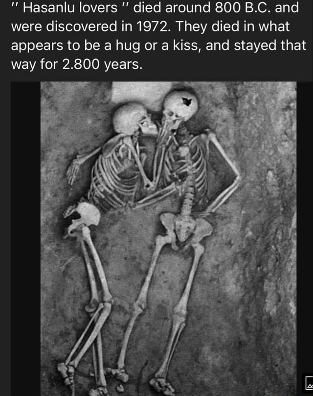 Hasanlu lovers died around 800 B.C. and were discovered in 1972. They ...