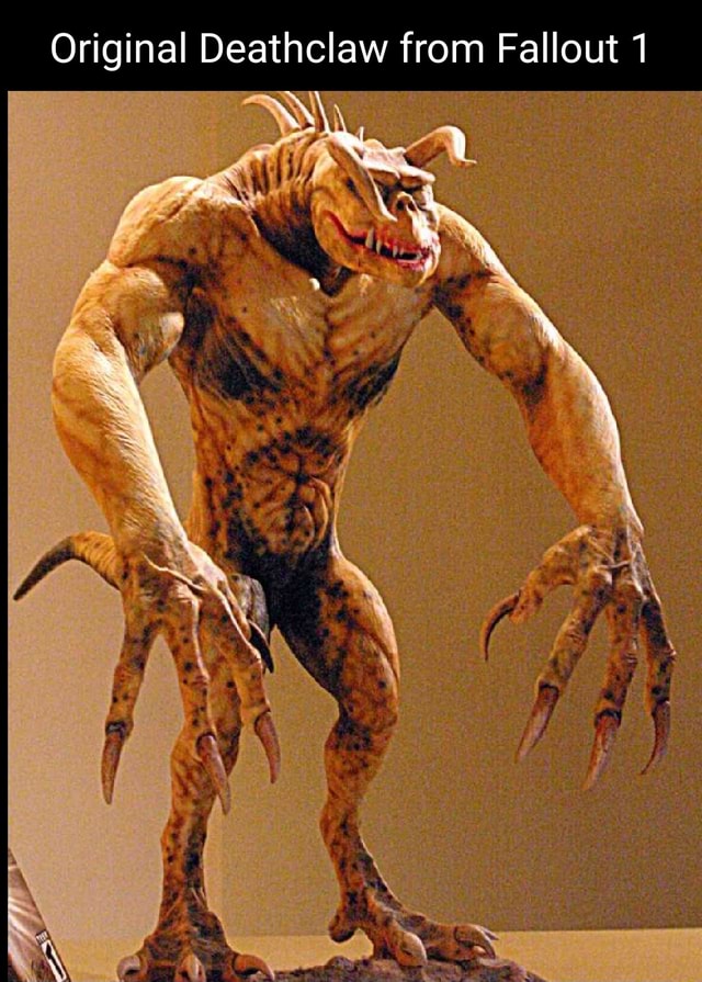 Original Deathclaw from Fallout 1 - iFunny