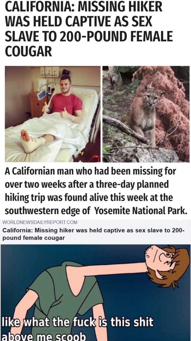 California Missing Hiker Was Held Captive As Sex Slave To 200 Pound