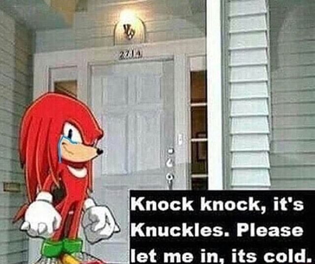 knock knock its knuckles