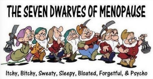 THE SEVEN OF MENOPAUSE Itchy, Bitchy, Sweaty, Sleepy, Bloated ...