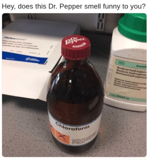 Hey, does this Dr. Pepper smell funny to you? seo.title