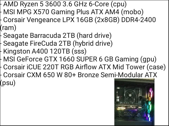 Ryzen 5 3600 + MSI MPG X570 GAMING PLUS-