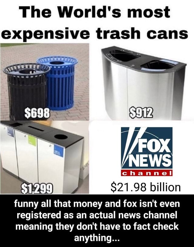The World's most expensive trash cans PA cl Mer funny all that money