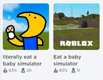 Roblox Literally Eat A Eat A Baby Baby Simulator Simulator De De - roblox babies crop