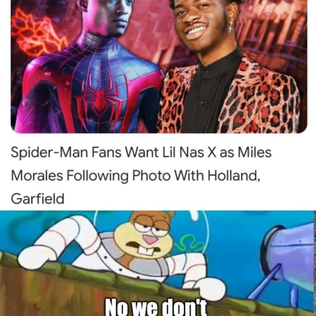 Ted it Spider-Man Fans Want Lil Nas X as Miles Morales Following Photo ...