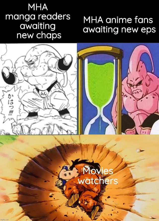 MHA manga readers awaiting new chaps MHA anime fans awaiting new eps